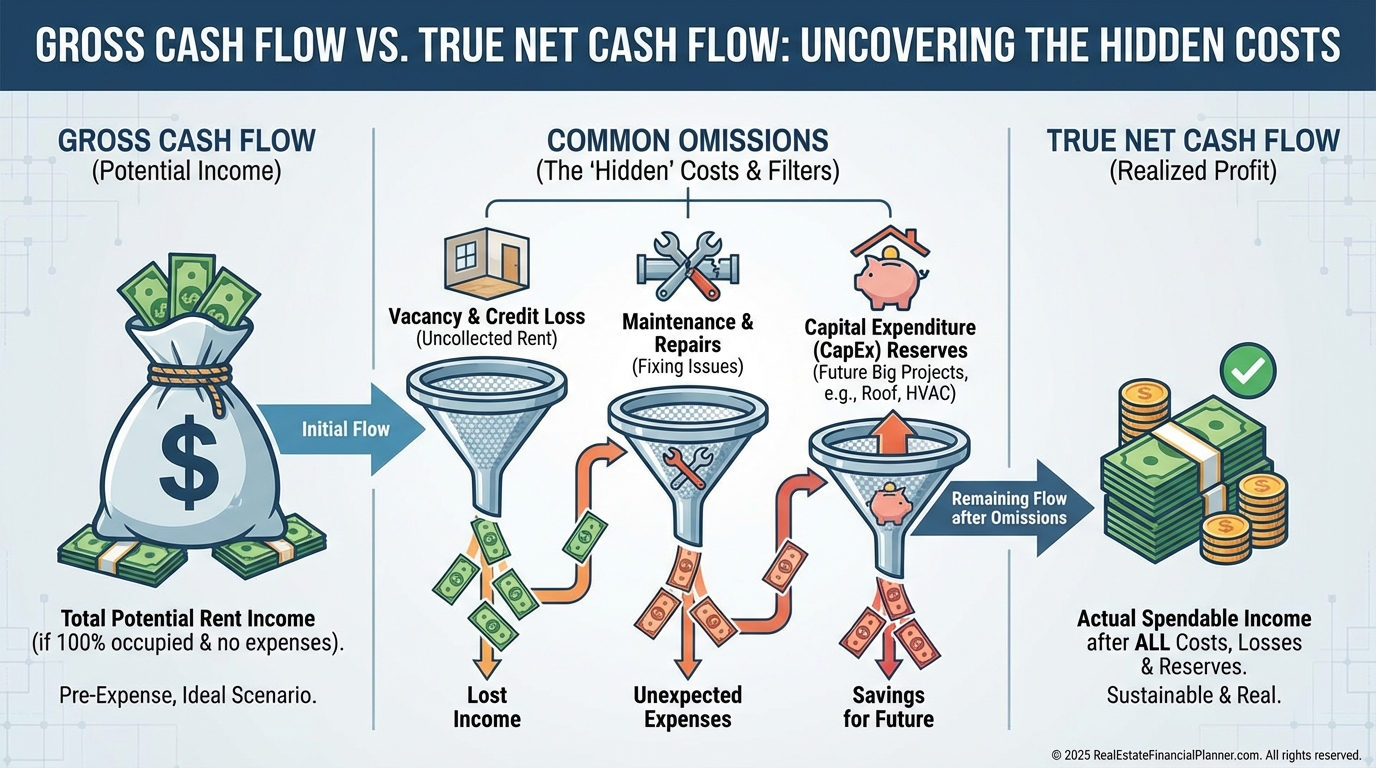 Gross vs True Cash Flow