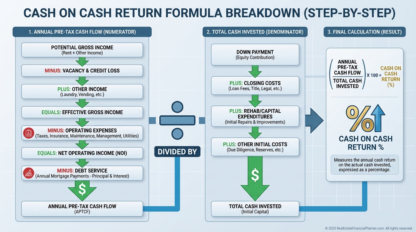 Cash on Cash Return Formula Breakdown