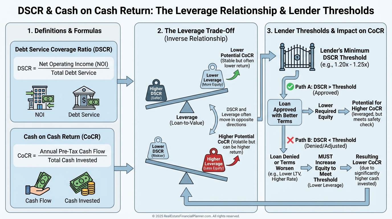 DSCR and Cash on Cash Relationship