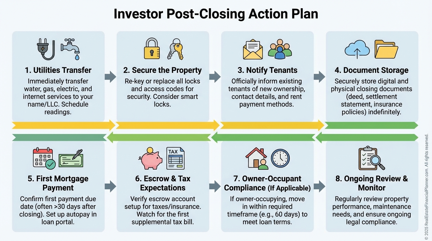Post-Closing Action Plan