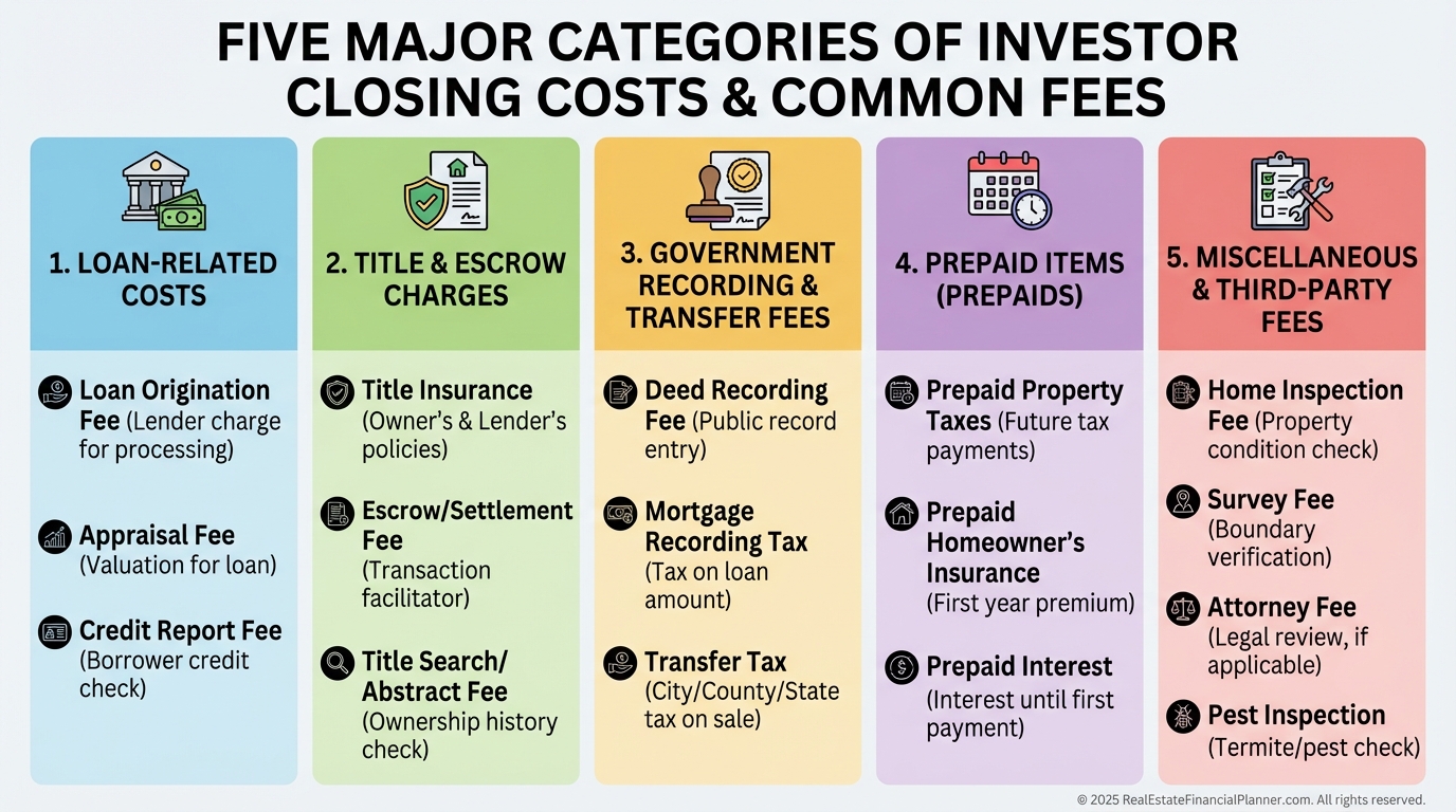 Breakdown of Investor Closing Costs