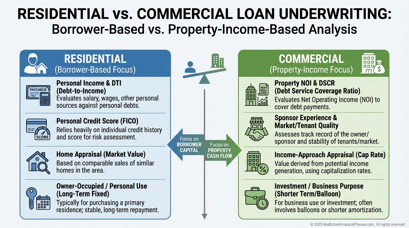 Residential vs Commercial Loan Focus