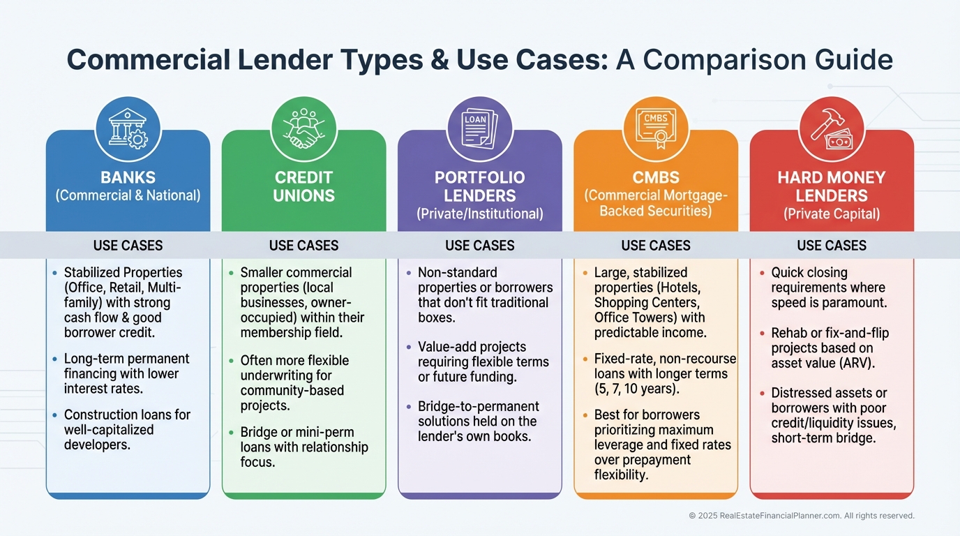 Types of Commercial Lenders