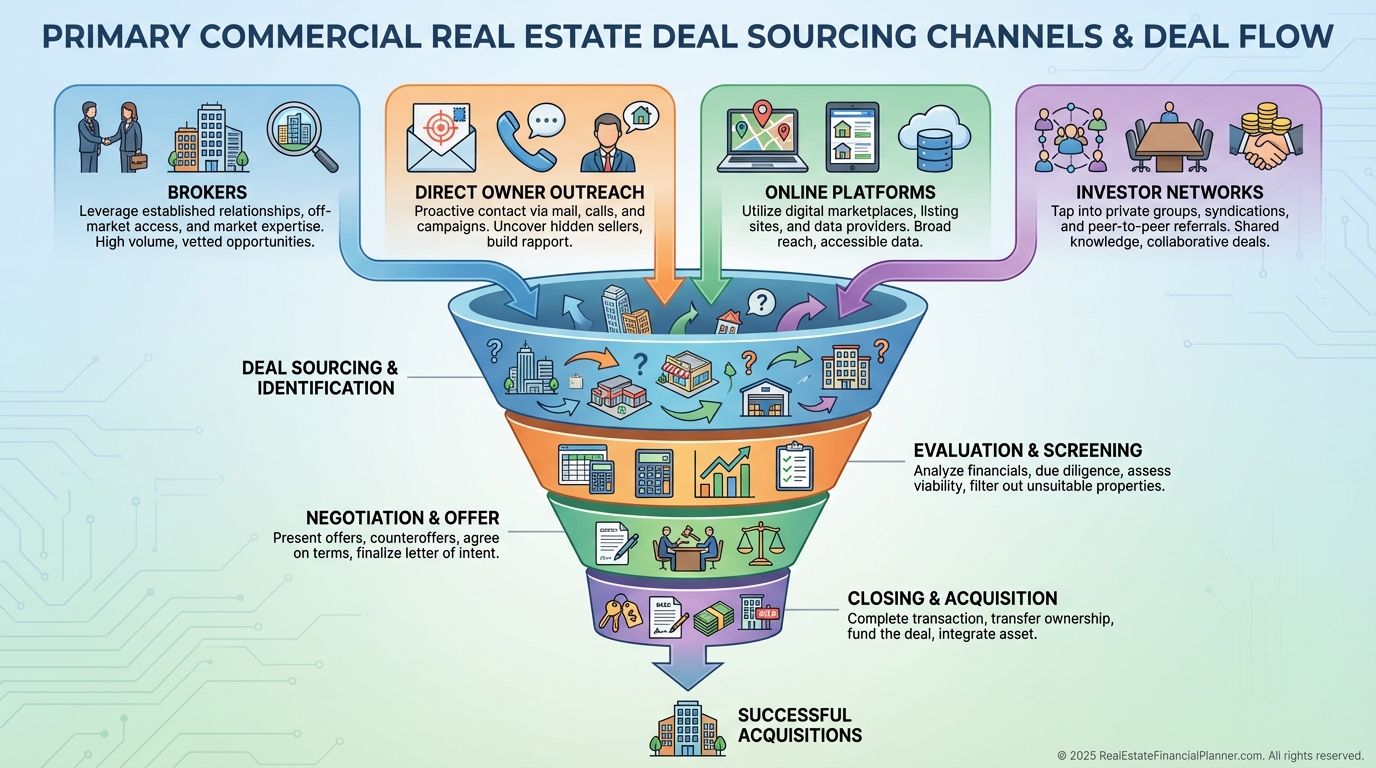 Commercial Deal Sourcing Channels